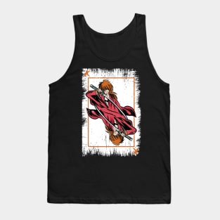 RUROUNI KENSHIN (SAMURAI X): KENSHIN CARD (GRUNGE STYLE) Tank Top